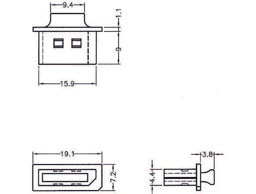 EAN 4043619640256 - DeLOCK 64025 tapa de seguridad para enchufe Displayport Negro 10 pieza(s) imagen 2