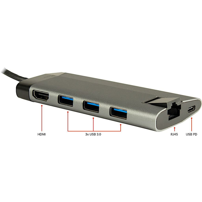EAN 4260455646734 - Inter-Tech GDC-802 Alámbrico USB 3.2 Gen 1 (3.1 Gen 1) Type-C Gris imagen 2