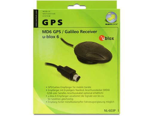 EAN 4043619618415 - Navilock NL-603P módulo receptor gps MD6 Navilock Negro imagen 2