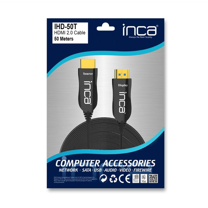 EAN 8681949013362 - Inca IHD-50T cable HDMI 50 m HDMI tipo A (Estándar) Negro imagen 9