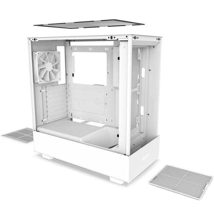 EAN 5056547202341 - NZXT H5 Flow Midi Tower Blanco imagen 5
