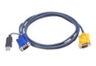 EAN 0672792151095 - ATEN 2L-5203UP cable para video, teclado y ratón (kvm) Negro imagen 1