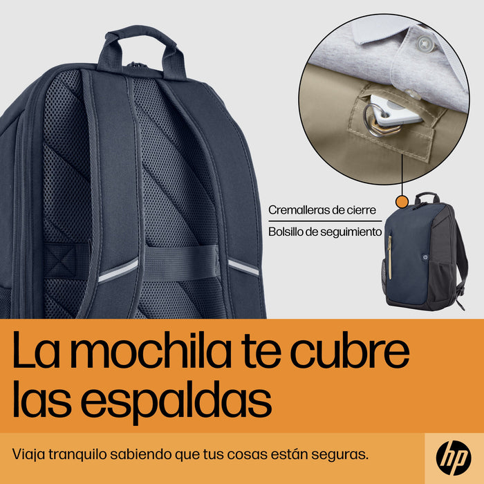 EAN 0196548661107 - HP Travel 18 Liter 15.6 Blue Night Laptop Backpack 39,6 cm (15.6") Negro, Azul imagen 6