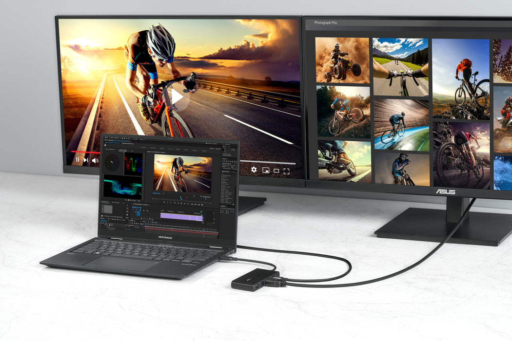 EAN 4711387429228 - ASUS Dual 4K USB-C Dock DC201 Alámbrico USB 3.2 Gen 2 (3.1 Gen 2) Type-C Negro imagen 6