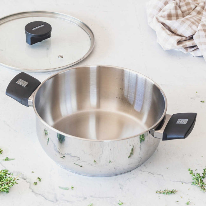 EAN 8435092434457 - Monix M240326 cacerola Alrededor Acero inoxidable imagen 3