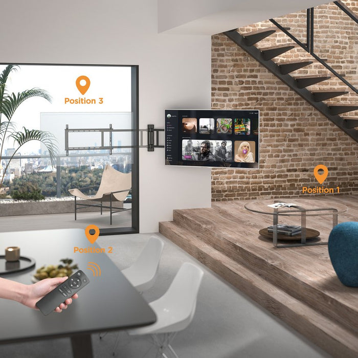 EAN 4015867228272 - Equip 650336 soporte para monitor 190,5 cm (75") Pared Negro imagen 8