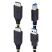 EAN 0065030912846 - StarTech.com HU12210-KVM-CABLE cable para video, teclado y ratón (kvm) Negro 3,1 m imagen 2