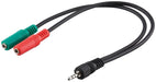 EAN 4040849504679 - Goobay 50467 cable de audio 0,3 m 3,5mm 2 x 3.5mm Negro, Verde, Rojo imagen 1