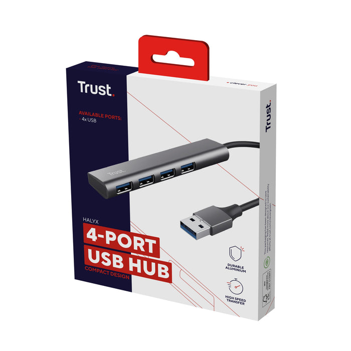 EAN 8713439249477 - Trust Halyx USB 3.2 Gen 1 (3.1 Gen 1) Type-A 5 Mbit/s Negro, Gris imagen 7