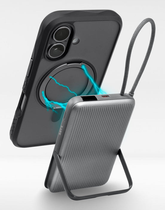 EAN 4895206942881 - LAUT WW-T185ALF 10000 mAh Cargador inalámbrico Gris, Plata imagen 6