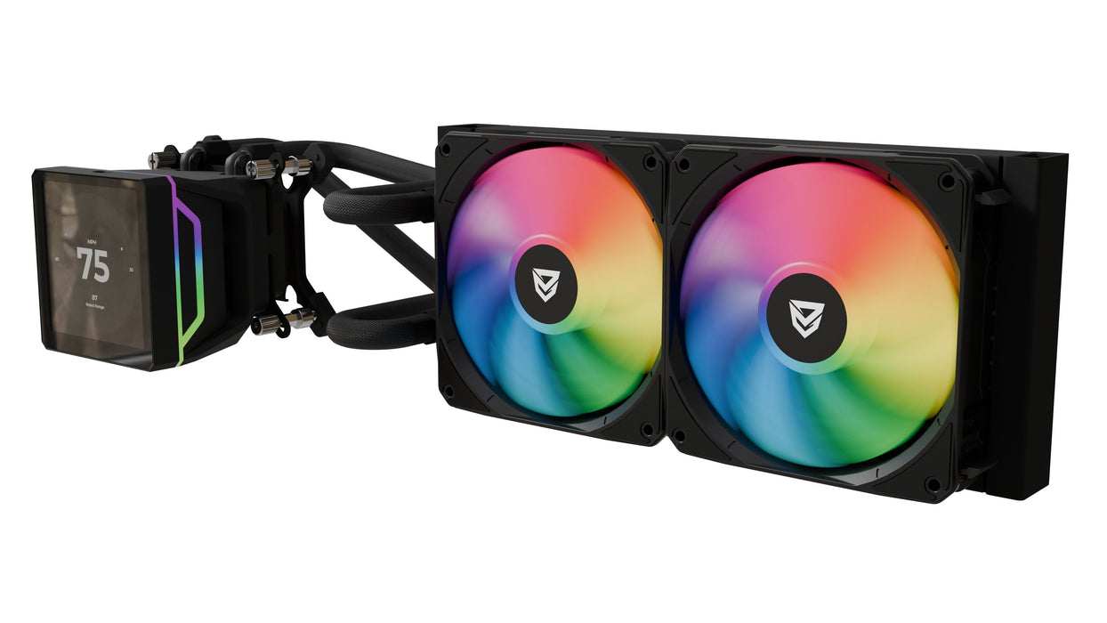 EAN 8435443722424 - Nfortec NF-SFAN-SEDNA-240-BLACK sistema de refrigeración para ordenador Procesador Sistema de refrigeraci imagen 2