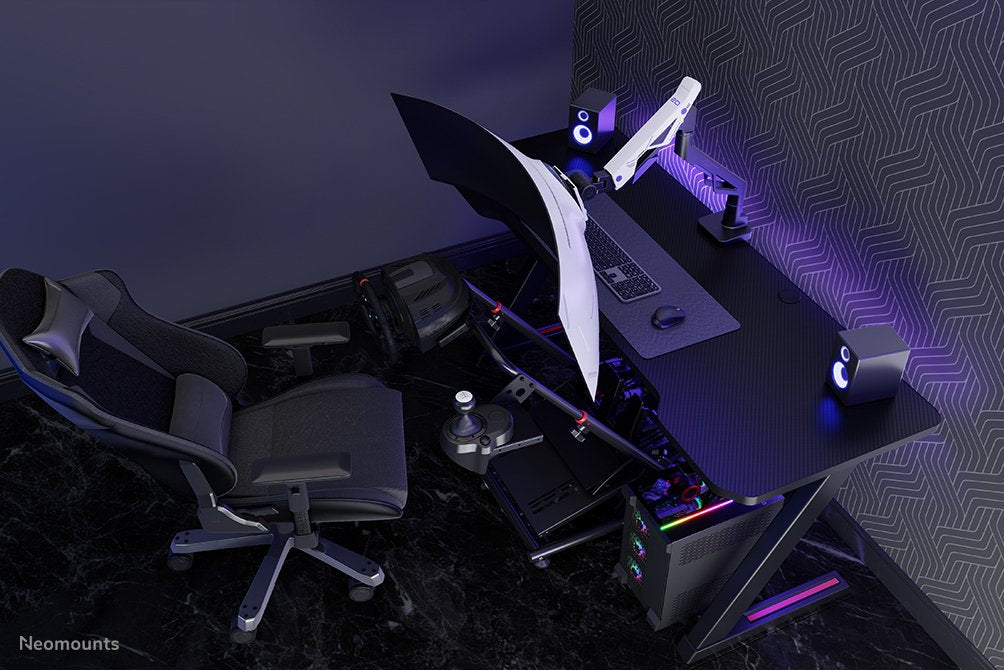 EAN 8717371449919 - Neomounts DS70-256BL1 soporte para monitor 144,8 cm (57") Escritorio Negro imagen 18