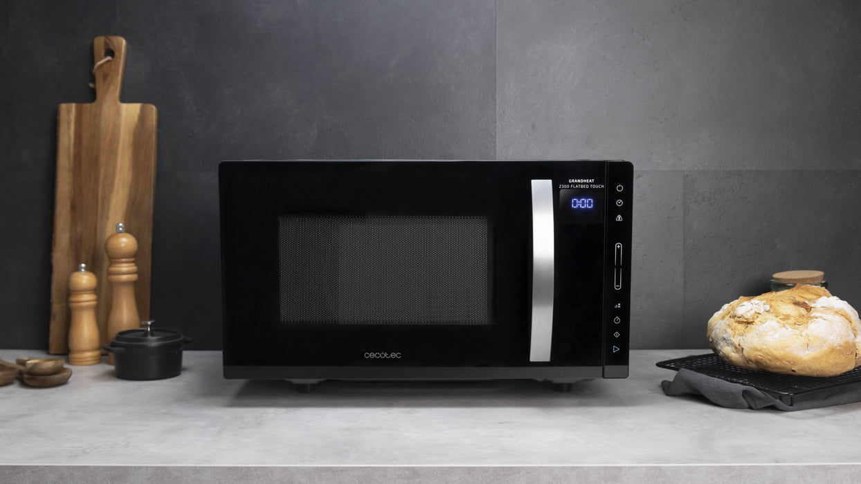 EAN 8435484013604 - Cecotec GrandHeat 2300 Flatbed Touch Negro Solo microondas Encimera 23 L 800 W imagen 3