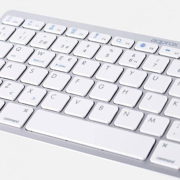 EAN 8435099531210 - Approx APPMX300BTS teclado Oficina Bluetooth QWERTY Español Plata imagen 4