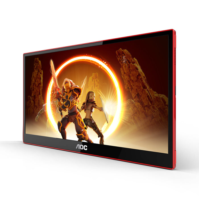 EAN 4038986131223 - AOC 16G3 monitor o TV portátil Monitor portátil Negro, Rojo 39,6 cm (15.6") TFT 1920 x 1080 Pixeles imagen 3