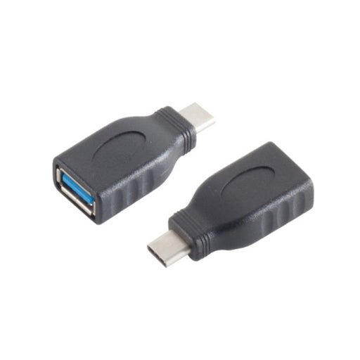 EAN 4017538106797 - S/CONN 13-30008 cambiador de género para cable USB 3.1 C USB 3.0 A Negro imagen 1