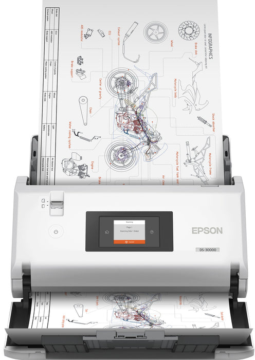 EAN 8715946676562 - Epson WorkForce DS-30000 ‎ Escáner alimentado con hojas 600 x 600 DPI A3 Blanco imagen 1