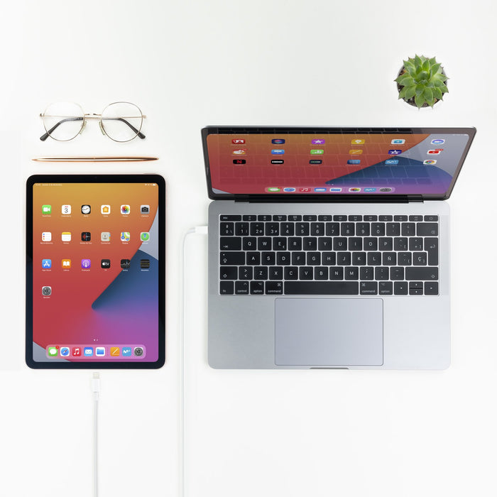 EAN 8433281010901 - Nanocable 10.10.0600 cable de conector Lightning 0,5 m Blanco imagen 6