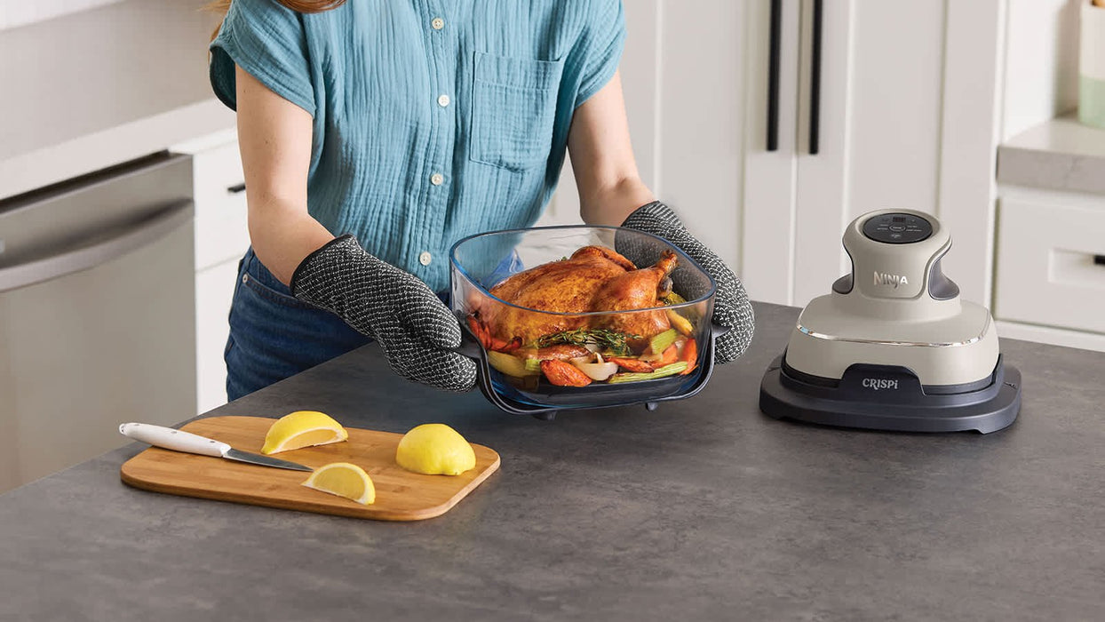 EAN 622356317610 - Ninja CRISPi Sencillo 3,8 L 1700 W Freidora de aire caliente Gris, Color piedra, Transparente imagen 7