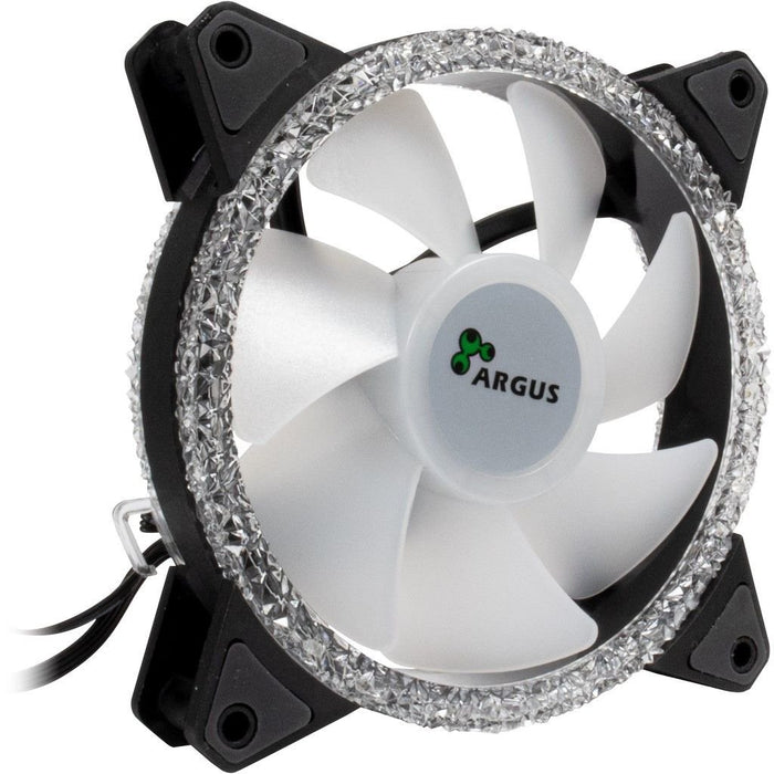 EAN 4260455646178 - Inter-Tech RS-071 RGB Carcasa del ordenador Ventilador 12 cm Negro, Blanco imagen 2