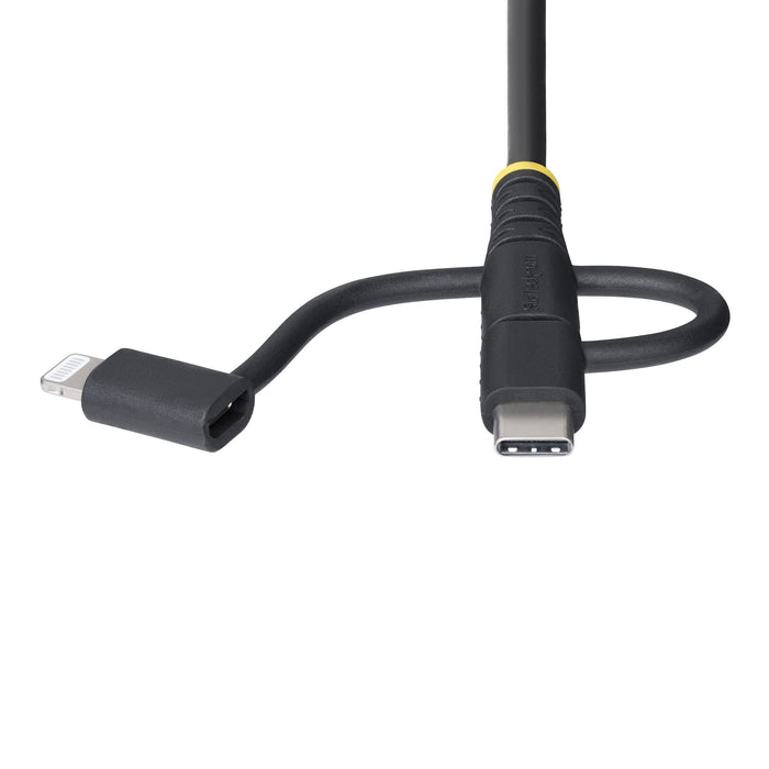 EAN 0065030907996 - StarTech.com RLTCUB1MBK cable USB USB 2.0 USB A Micro-USB B Negro imagen 5