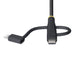 EAN 0065030907996 - StarTech.com RLTCUB1MBK cable USB USB 2.0 USB A Micro-USB B Negro imagen 5