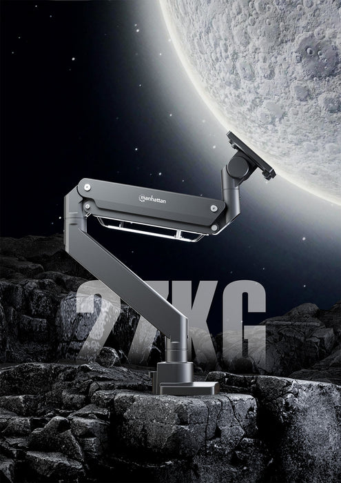 EAN 766623462594 - Manhattan 462594 soporte para monitor 144,8 cm (57") Escritorio Negro imagen 13