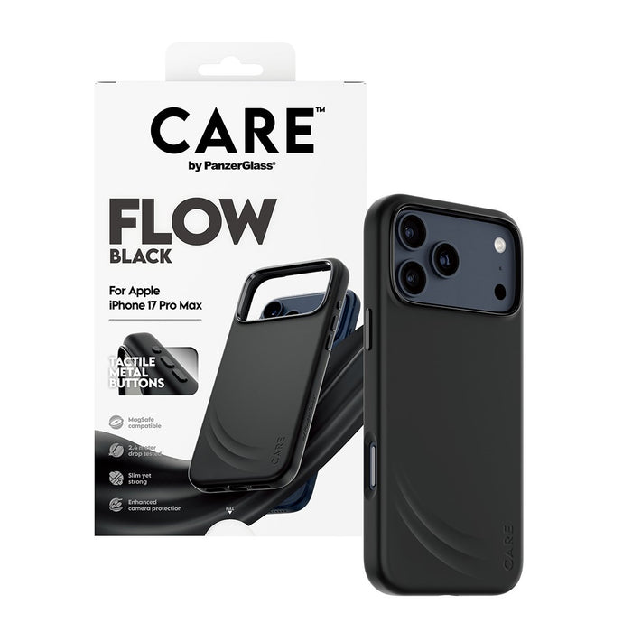 EAN 5715685027260 - PanzerGlass CARE by ® Feature FLOW Case Black w. MagSafe iPhone 17 Pro Max funda para teléfono móvil Negr imagen 5