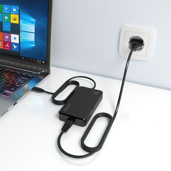 EAN 8435739903858 - AISENS ASCH-1PD65D068-BK adaptador e inversor de corriente Interior imagen 5