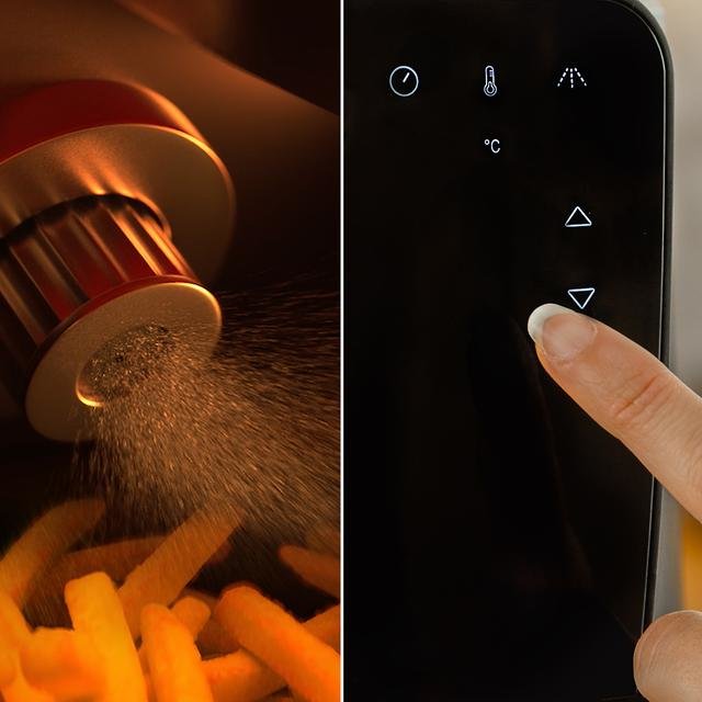 EAN 8435484033008 - Cecotec 03300 freidora Sencillo 5,5 L Independiente 1550 W Freidora baja en grasa Negro imagen 5