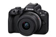 EAN 4549292205046 - Canon EOS R50, Black + RF-S 18-45mm F4.5-6.3 IS STM Kit MILC 24,2 MP CMOS 6000 x 4000 Pixeles Negro imagen 3