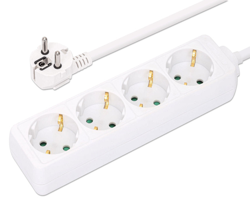 EAN 0766623167802 - Manhattan 167802 base múltiple 2 m 4 salidas AC Interior Blanco imagen 6