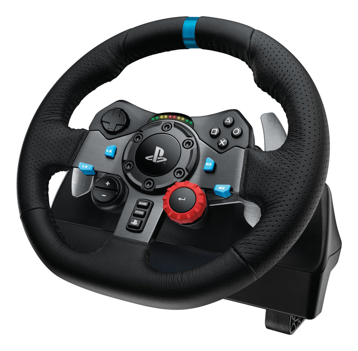EAN 5099206129825 - Logitech G 991-000539 mando y volante Aluminio, Negro USB Volante + Pedales + Auriculares PC, PlayStation imagen 4