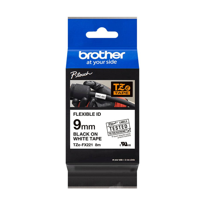 EAN 4977766693202 - Brother TZE-FX221 cinta para impresora de etiquetas Negro sobre blanco imagen 3
