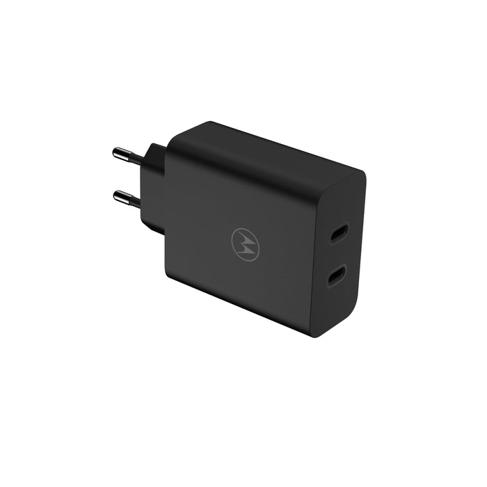 EAN 0840023280375 - Motorola TurboPower 125W Duo Charger Universal Negro Corriente alterna Carga rápida Interior imagen 4