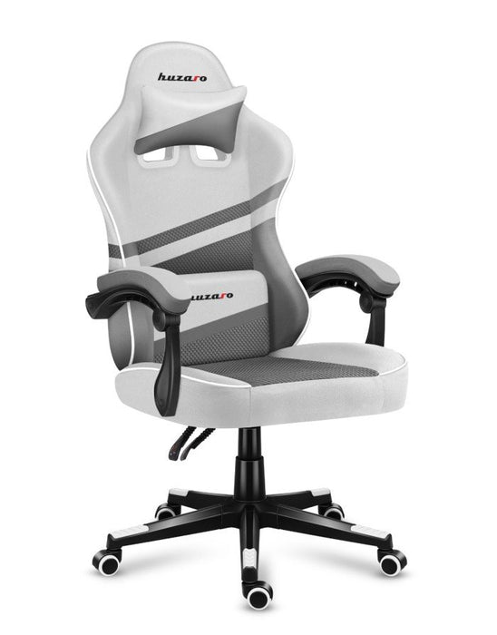 EAN 5903796013191 - Huzaro FORCE 4.4 Silla para videojuegos de PC Asiento (de seguridad) de butaca Gris, Blanco imagen 1