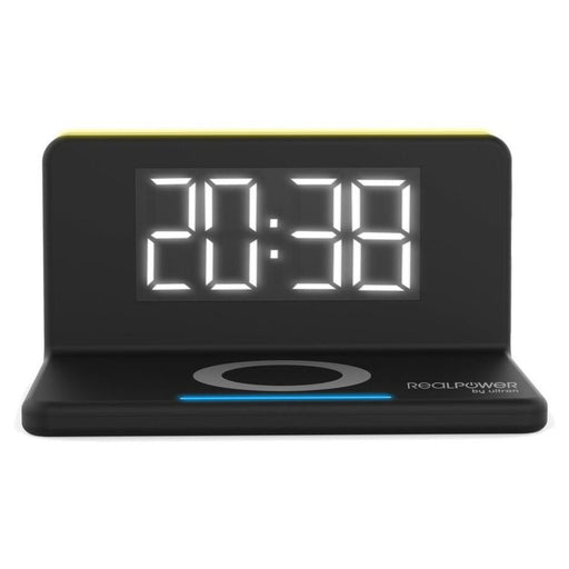 EAN 4040895010582 - RealPower ChargeAir Reloj despertador digital Negro imagen 1
