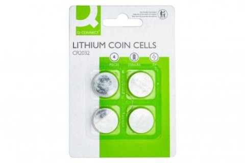 EAN 5705831150362 - Q-CONNECT KF15036 pila doméstica Batería de un solo uso CR2032 Litio imagen 1