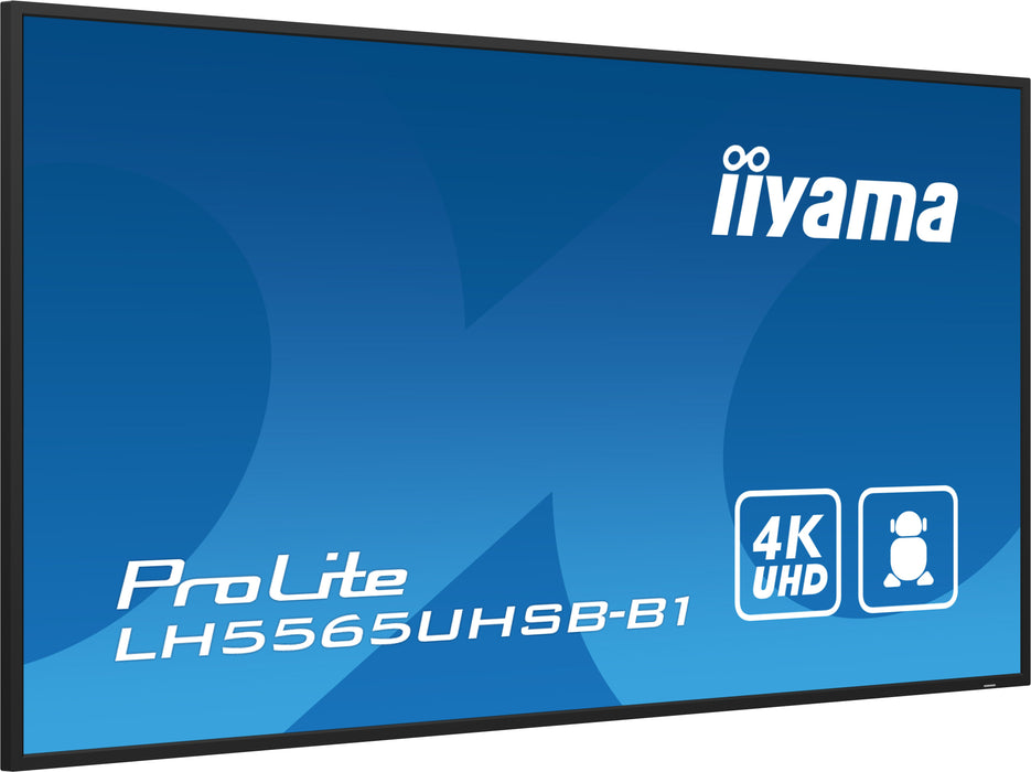 EAN 4948570123575 - iiyama LH5565UHSB-B1 pantalla de señalización Diseño de quiosco 138,7 cm (54.6") LED Wifi 800 cd / m² 4K  imagen 6