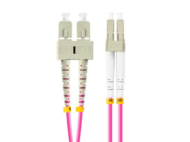 EAN 5901969440133 - Lanberg FO-LUSU-MD41-0010-VT Cable de fibra óptica e InfiniBand 1 m LC SC LC/SC Violeta imagen 3