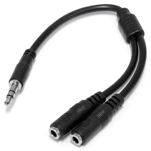EAN 0065030847018 - StarTech.com MUY1MFFS cable de audio 0,2 m 2x3.5mm Negro imagen 1