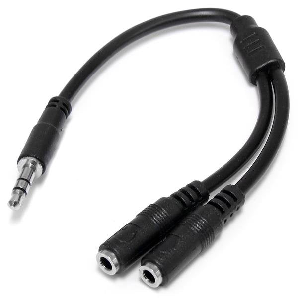 EAN 0065030847018 - StarTech.com MUY1MFFS cable de audio 0,2 m 2x3.5mm Negro imagen 1