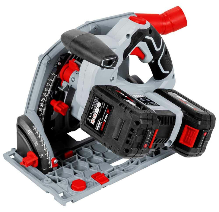 EAN 9120058379758 - Holzmann TAS165AKKU sierra circular portátil 16,5 cm Negro, Gris, Rojo 5500 RPM 100 W imagen 3