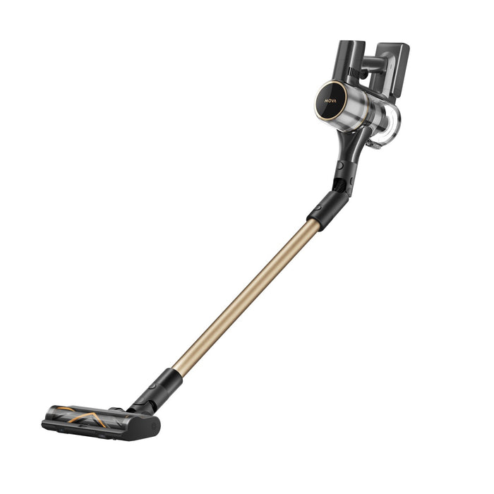 EAN 6977328062222 - MOVA Tech S5 Aspiradora escoba 2 en 1 Batería Secar Sin bolsa 0,6 L 570 W Negro, Oro 2,9 Ah imagen 4