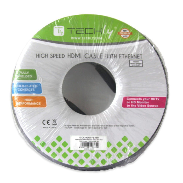 EAN 8057685306943 - Techly 10.0m HDMI M/M cable HDMI 10 m HDMI tipo A (Estándar) Blanco imagen 2