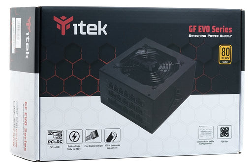 EAN 8056157881032 - itek GF650 unidad de fuente de alimentación 650 W 24-pin ATX ATX Negro imagen 2