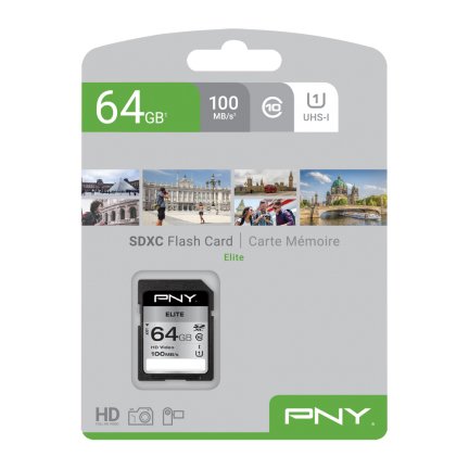 EAN 0751492625560 - PNY Elite 64 GB SDXC UHS-I Clase 10 imagen 1