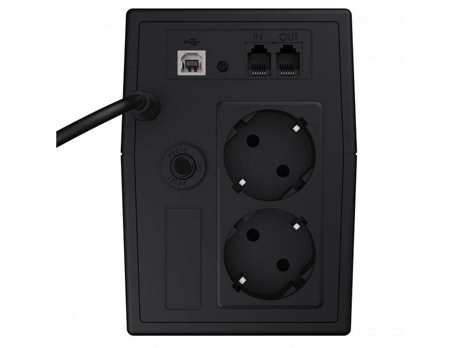 EAN 5902701419622 - Green Cell UPS02 sistema de alimentación ininterrumpida (UPS) Línea interactiva 0,8 kVA 480 W 2 salidas A imagen 2