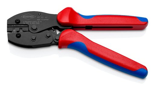 EAN 4003773092117 - Knipex 97 52 42 crimpadora Herramienta para prensar Azul, Rojo imagen 3