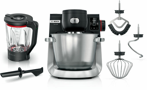 EAN 4242005424696 - Bosch Serie 6 MUMS6ZS17 robot de cocina 1600 W 5,5 L Negro, Acero inoxidable imagen 1
